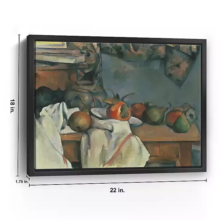 Canvas Art-Kirklands Home Ginger Pot and Pomegranate Canvas Print, 22x18 in. Multi