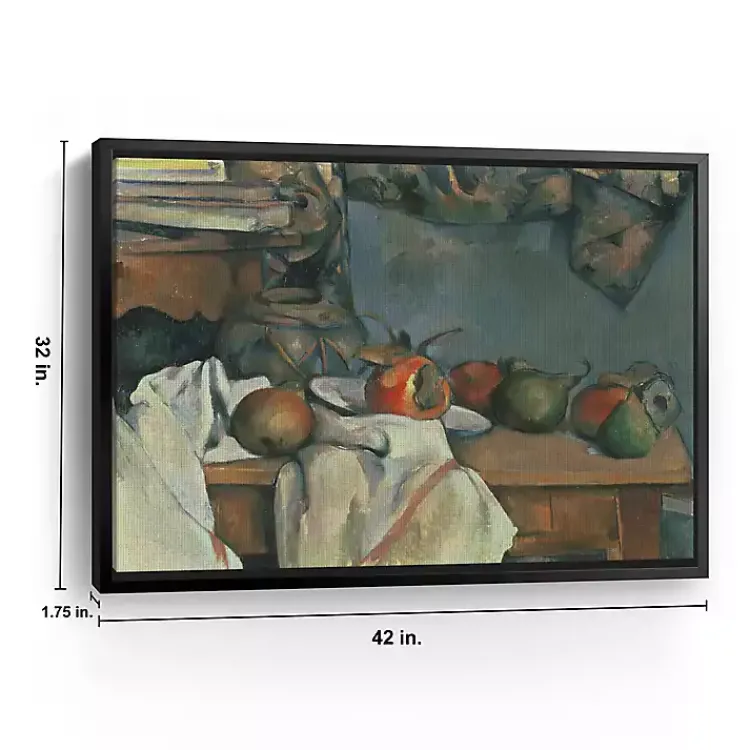 Canvas Art-Kirklands Home Ginger Pot and Pomegranate Canvas Print, 42x32 in. Multi