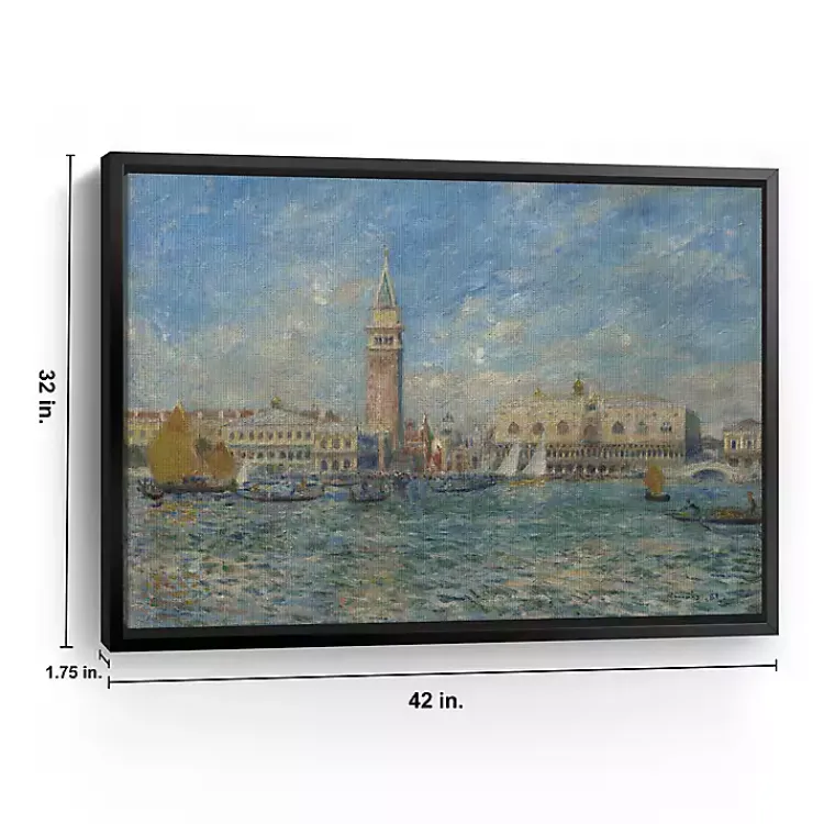 Canvas Art-Kirklands Home The Doge's Palace, Venice Canvas Art Print, 32x42 Blue