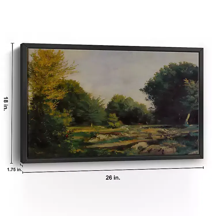 Canvas Art-Kirklands Home La Clairiere Framed Canvas Art Print, 18x26