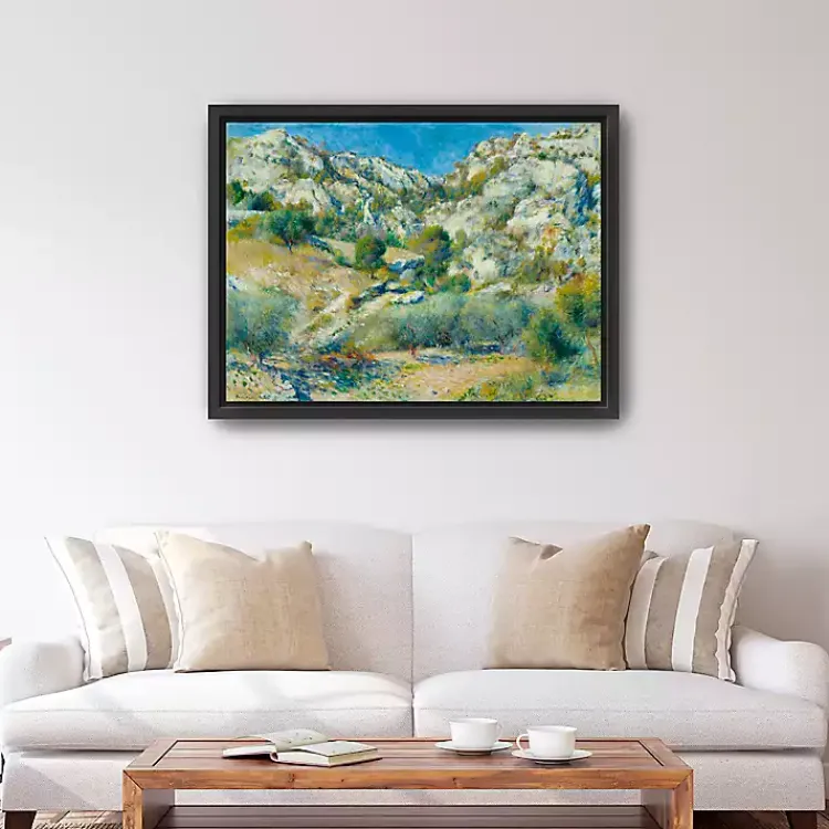 Canvas Art-Kirklands Home Rocky Crags at L'Estaque Canvas Art Print, 32x42