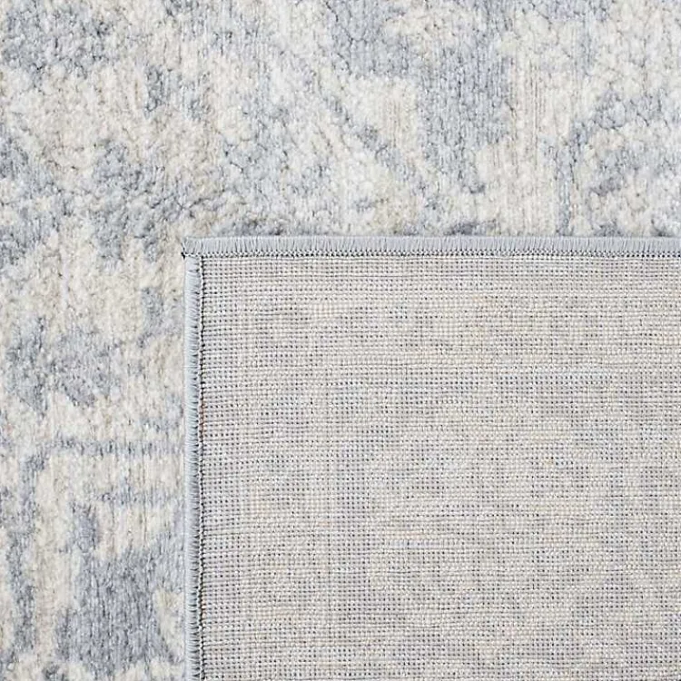 Area Rugs-Kirklands Home Brentwood Traditional Runner, 2x8 Gray