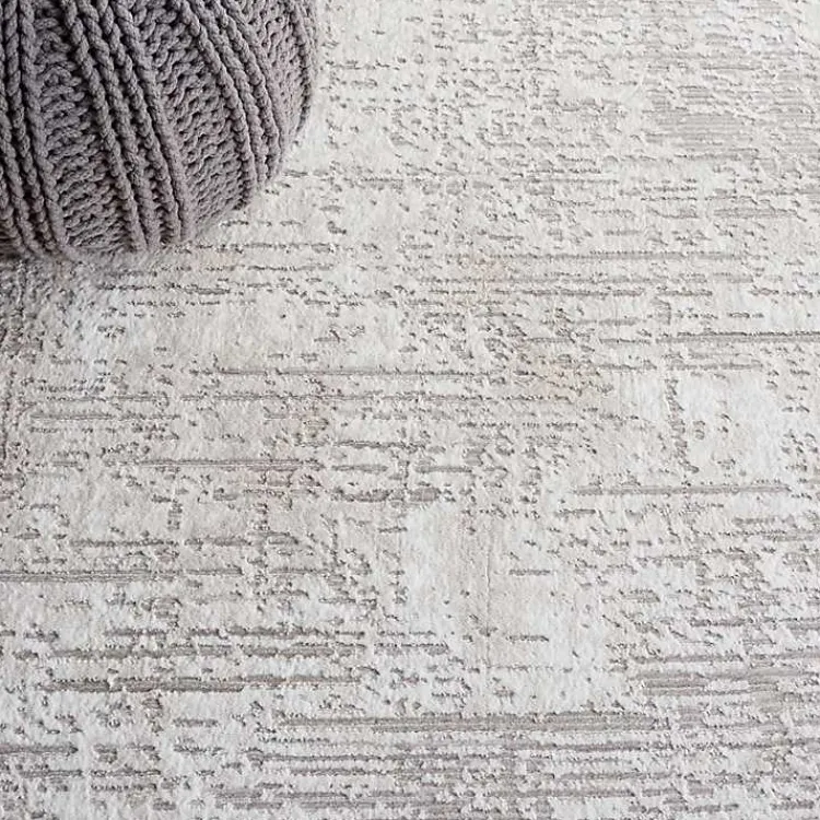 Area Rugs-Kirklands Home Gray Parker Textured Area Rug, 5x7
