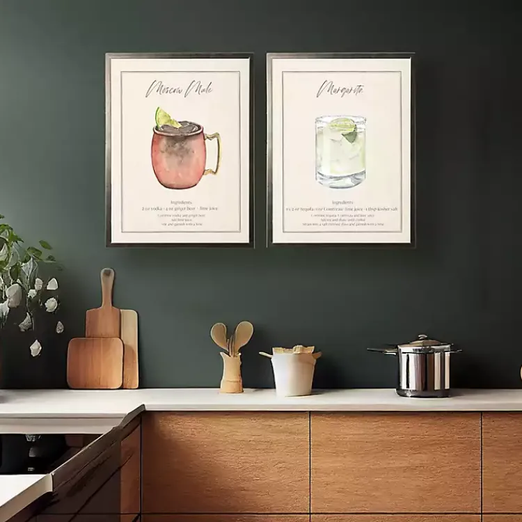 Framed Art-Kirklands Home Moscow Mule Framed Art Print Red