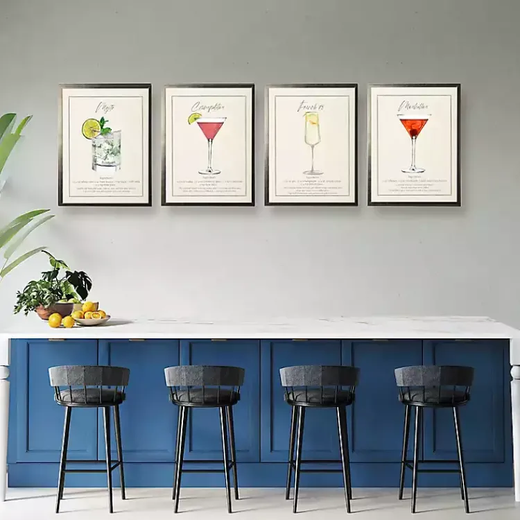 Framed Art-Kirklands Home French 75 Framed Art Print Red