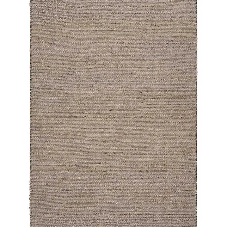 Area Rugs-Kirklands Home Jaxon Natural Jute Area Rug, 4x6 Gray