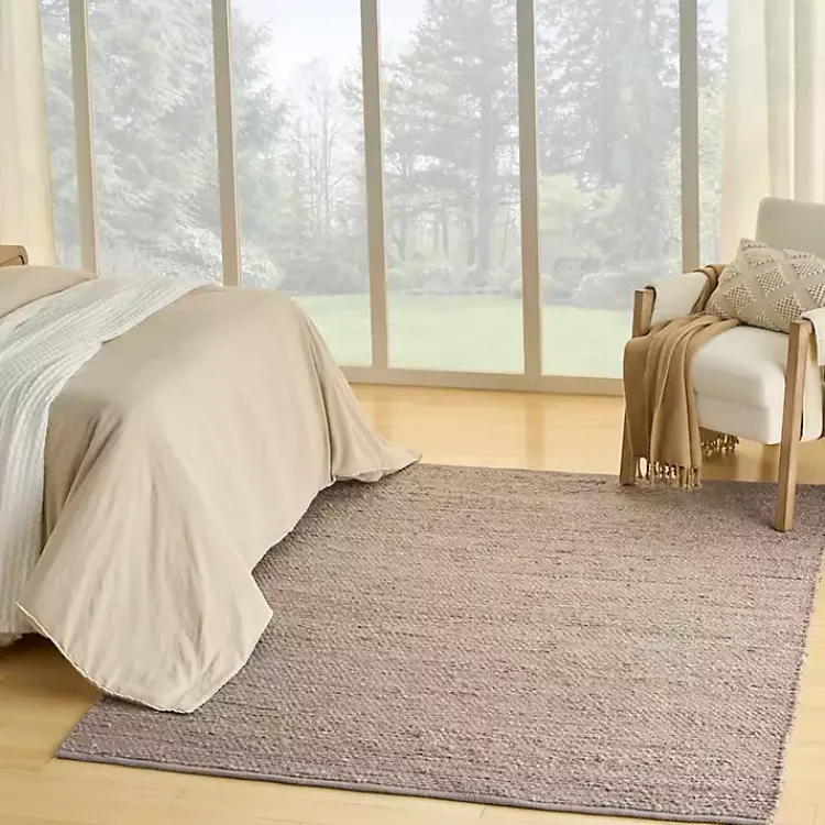 Area Rugs-Kirklands Home Jaxon Natural Jute Area Rug, 5x7 Gray