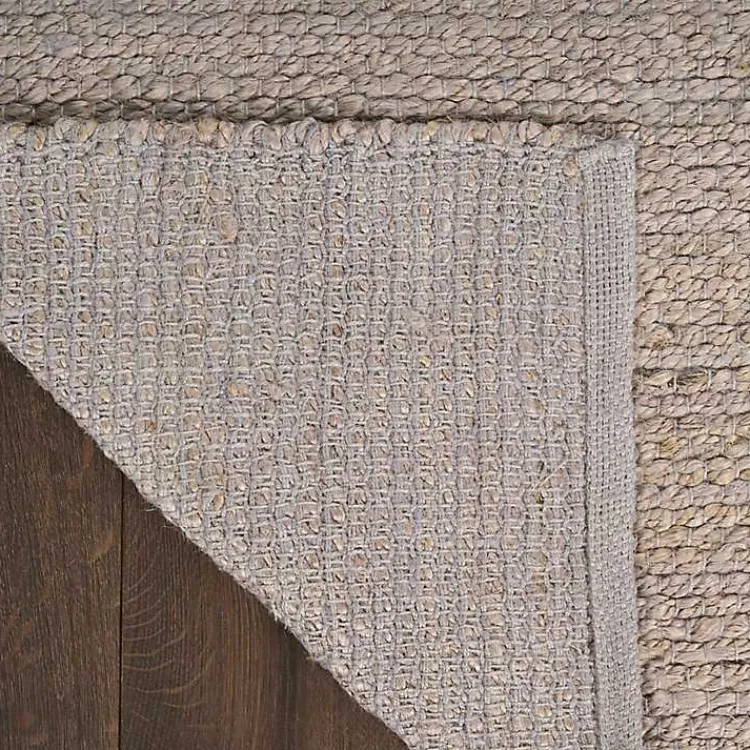 Area Rugs-Kirklands Home Jaxon Natural Jute Area Rug, 5x7 Gray