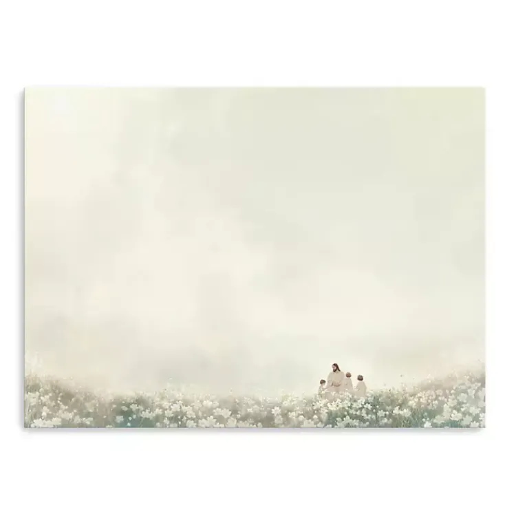 Canvas Art-Kirklands Home Pure in the Heart Canvas Art Print Gray