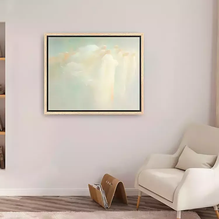 Canvas Art-Kirklands Home Heavenly Messengers Framed Canvas Art Print, 26x32 Multi