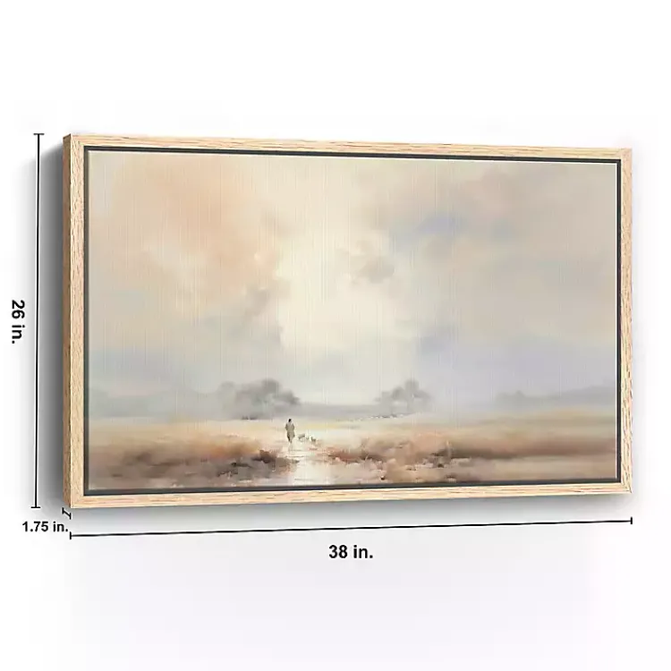 Canvas Art-Kirklands Home Dear to the Shepherd Framed Canvas Art Print Multi