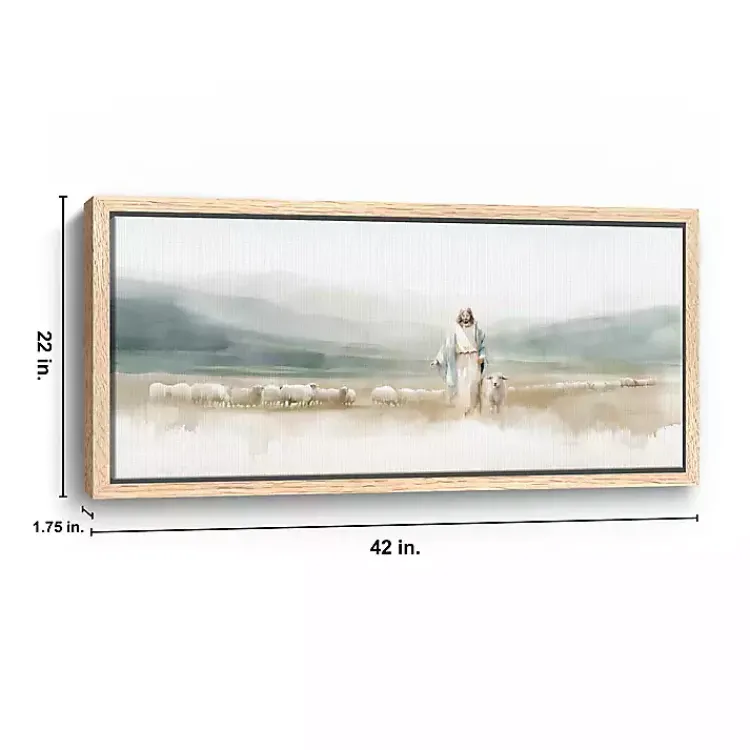Canvas Art-Kirklands Home Good Shepherd Framed Canvas Art Print