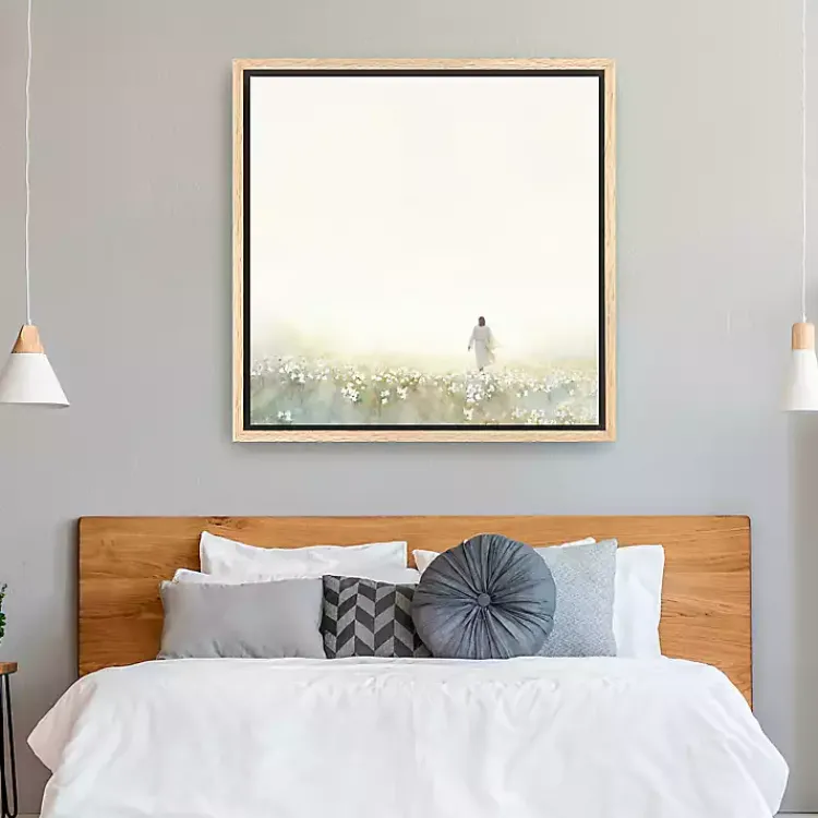 Canvas Art-Kirklands Home Into the Light Framed Canvas Art Print, 40x40 Multi