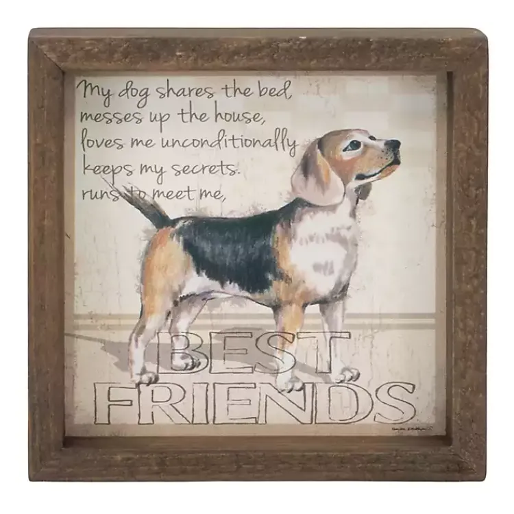 Framed Art-Kirklands Home Sentimental Dogs Framed Art Prints, Set of 6 Multi