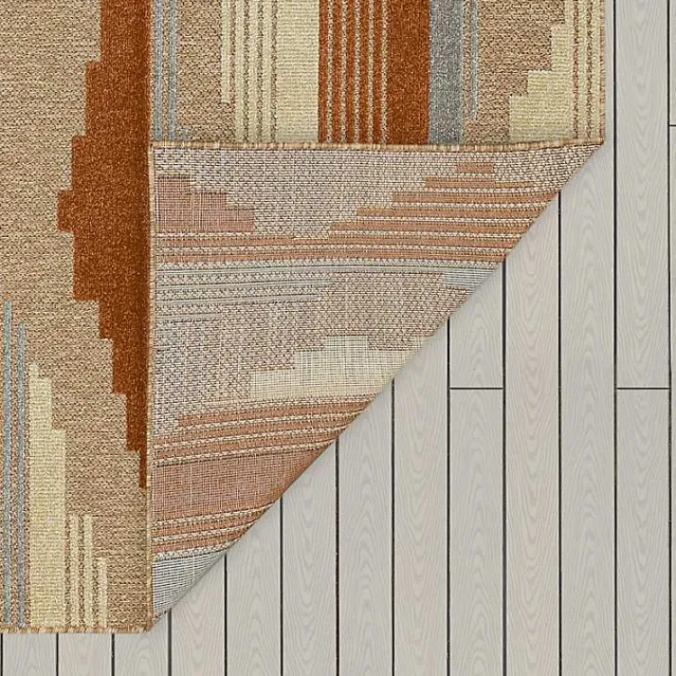 Outdoor Rugs-Kirklands Home Fernandina Outdoor Area Rug, 7x10 Brown