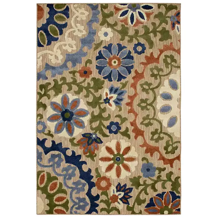 Outdoor Rugs-Kirklands Home Coraline Outdoor Area Rug,7x10 Multi
