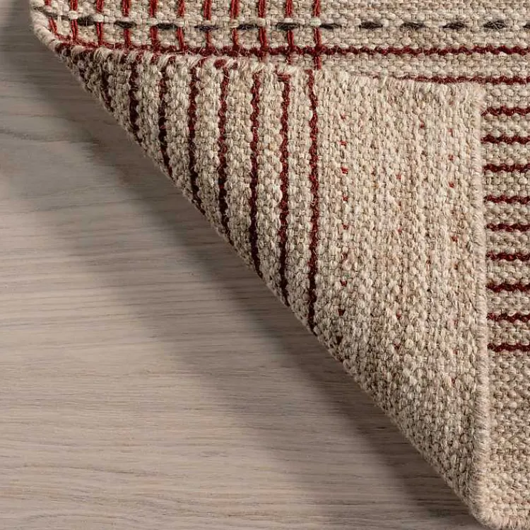 Area Rugs-Kirklands Home Plaid Emily Henderson x RugsUSA Area Rug, 4x6 Tan
