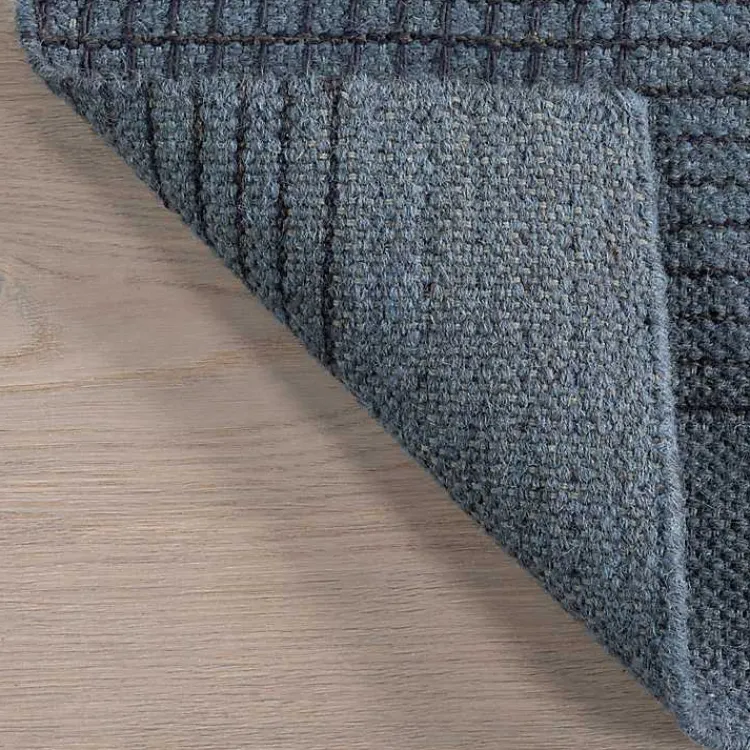 Area Rugs-Kirklands Home Plaid Emily Henderson x RugsUSA Rug, 8x10 Blue