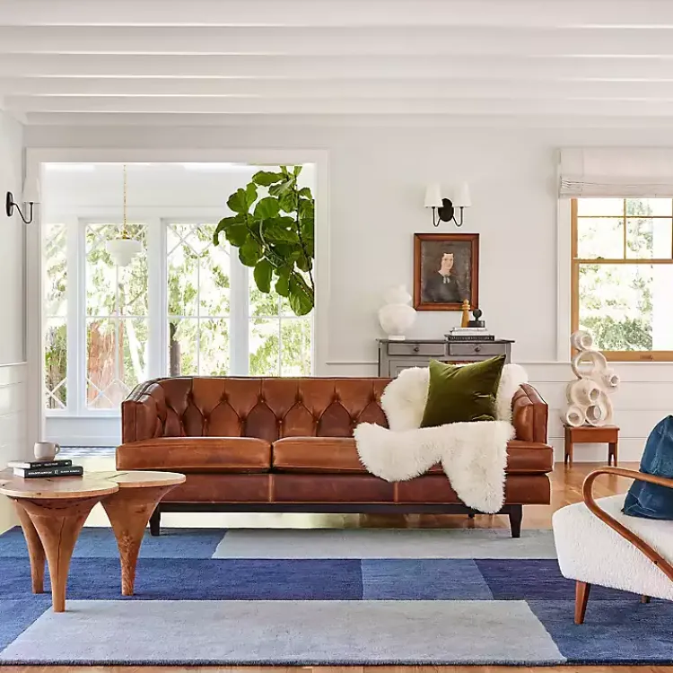 Area Rugs-Kirklands Home Colorado Emily Henderson x RugsUSA Area Rug, 8x10 Blue