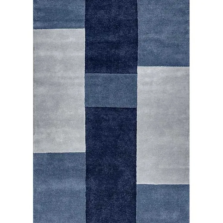 Area Rugs-Kirklands Home Colorado Emily Henderson x RugsUSA Area Rug, 5x8 Blue