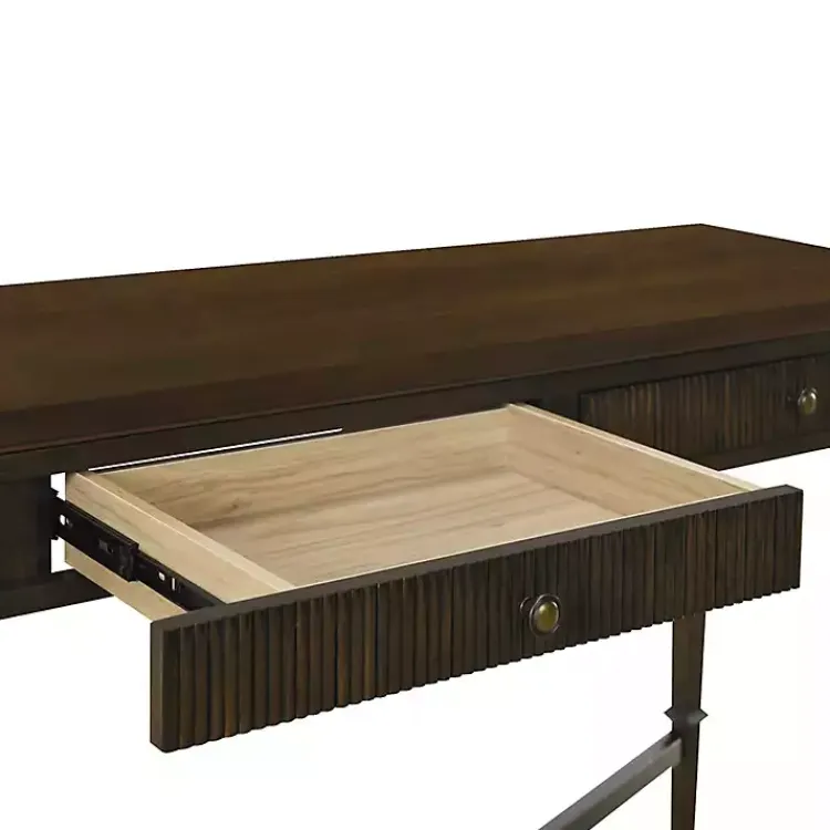 Console Tables-Kirklands Home Martha Stewart Console Table Brown