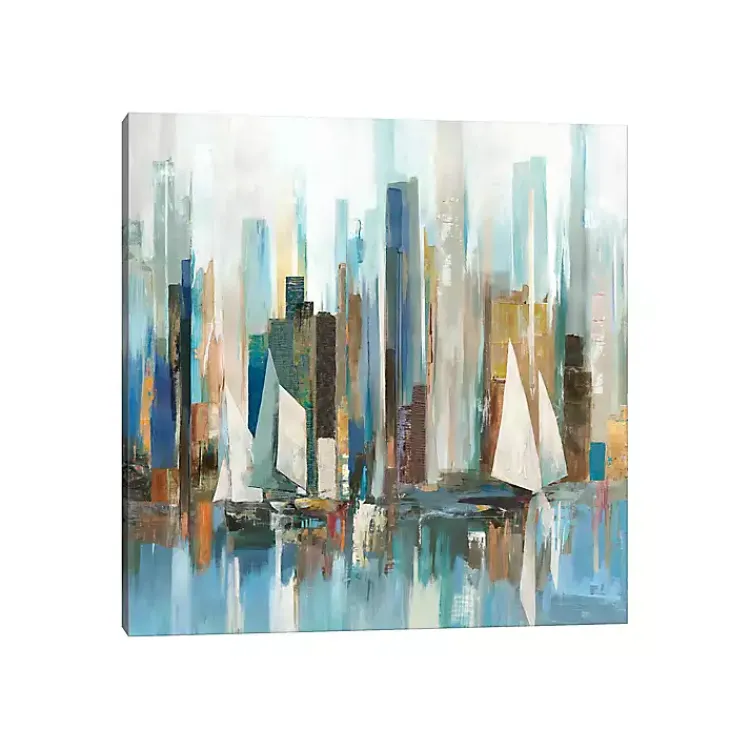 Canvas Art-Kirklands Home Blue Regatta Canvas Art Print