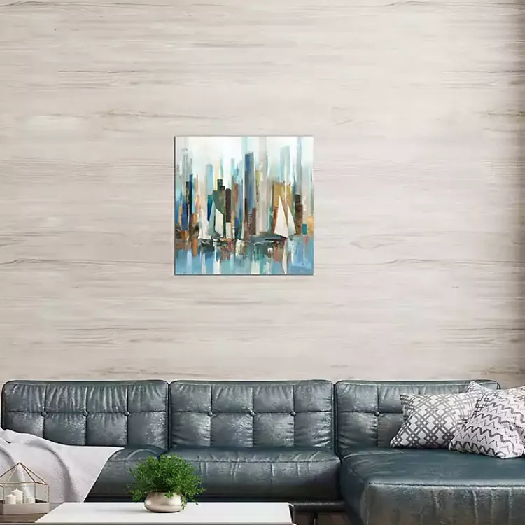 Canvas Art-Kirklands Home Blue Regatta Canvas Art Print
