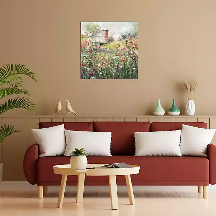 Canvas Art-Kirklands Home Farm in Bloom Canvas Art Print Multi