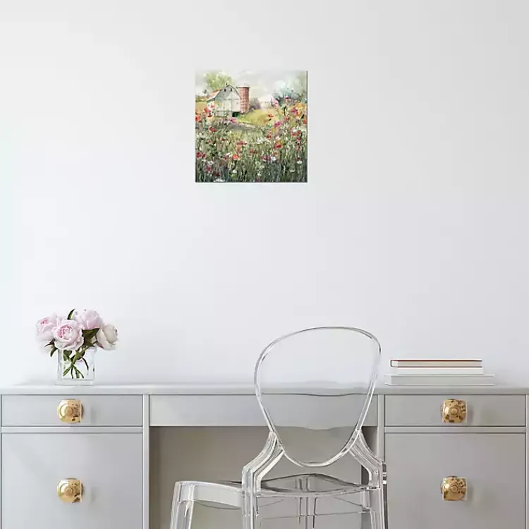 Canvas Art-Kirklands Home Farm in Bloom Canvas Art Print Multi