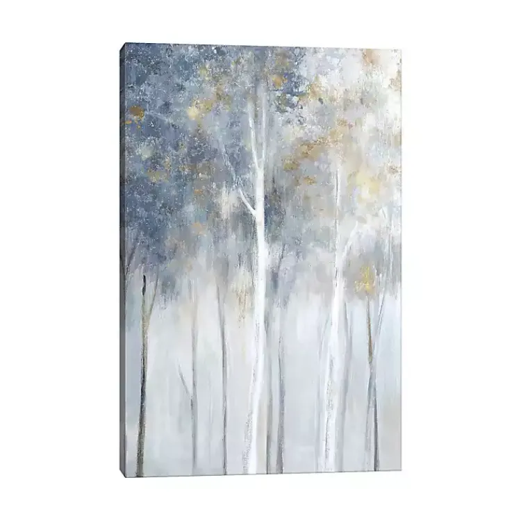 Canvas Art-Kirklands Home Gold and Silver Forest Canvas Art Print